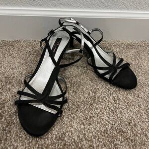Black Nina New York Strappy Low Heels